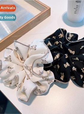 Korea new ins meta- texture girly cute bear ruffles large fa