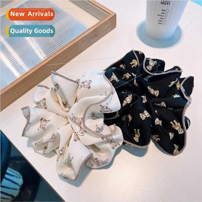 Korea new ins meta- texture girly cute bear ruffles large fa