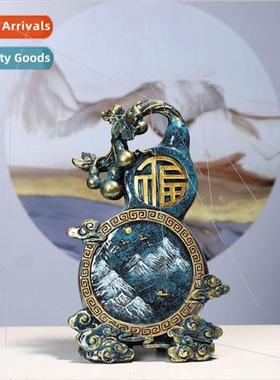 Landscape gourd craft ornament wine cooler living room offic