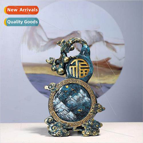 Landscape gourd craft ornament wine cooler living room offic