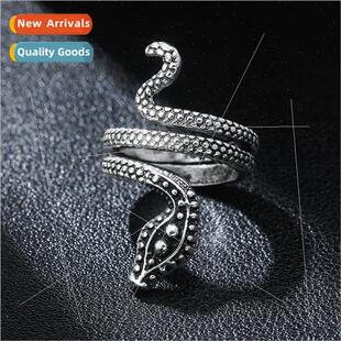 Hand Adjustable Snake Ring Black Whe Unisex Rings Design Jew