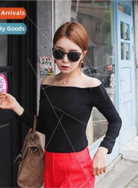 Europe 2020 women t-shirt women one neck long sleeve bottomi