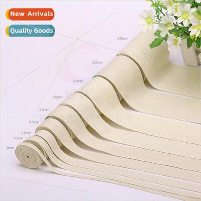 This whe character tape cotton 0.6cm ~ 6cm bleached herringb