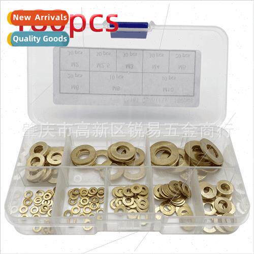 180pcs brass gasket washer flat washer combination set metal