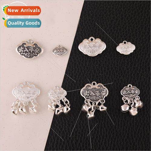 Long life lock pendant diy ethnic retro long life lock penda