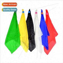 G0775  lk Scarf(45*45cm) Red Whe Black Blue Yellow Green