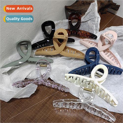 Clip headdress Korea acrylic grab clip large cross hair home