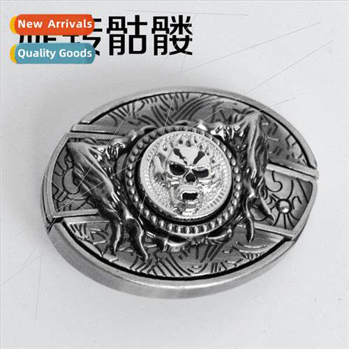 Men belt buckle head knife punk hip-hop body defense cool ni