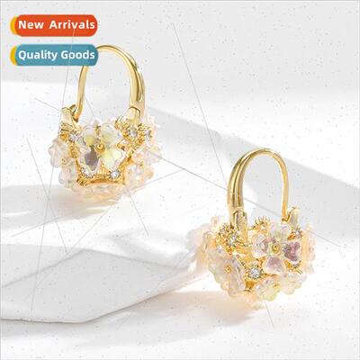 New flowers married flower group sweet elegant zirconia shel