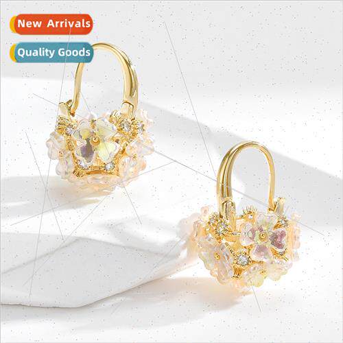 New flowers married flower group sweet elegant zirconia shel