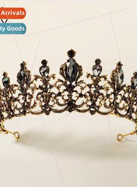 Europe Wedding Hair Accessories Vintage Black Ba Crown xury