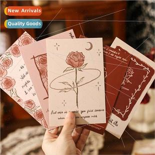Roses Decorative Room card Dorm Romantic Wall Paper Card