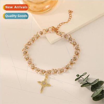 Europe new fashion light luxury niche senior sense gold dot