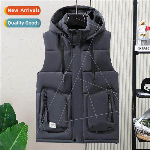 High- vest men jackets thickened fall winter youth plus size
