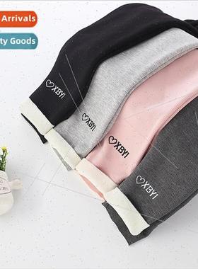 Girls bottoming pants letter nine-minute pants fall winter c