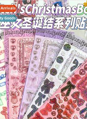 Witch Christmas Knot Bowknot Love Letter Stickers Goo Card S