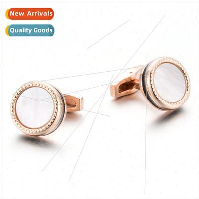 French cufflinks Wedding cufflinks Qualy shell cufflinks cuf