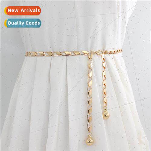 Metal hooks adjustable waist chain ladies fashion versatile