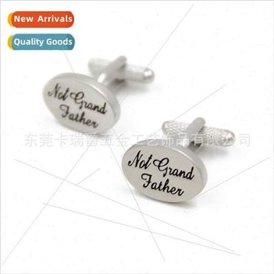 Wedding Sleeve Classic  letter cufflinks men women business