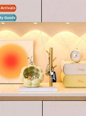 Modern Ceramic Rabb Ornament Entryway Key Candy Storage Deco