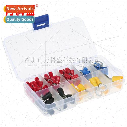 102pcs Wiring Terminals RV1.25/2/3.5/5.5 Round Pre-Insulated