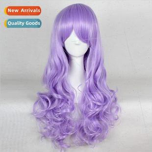 temperature wire hair COS curly high long Multicolor lola