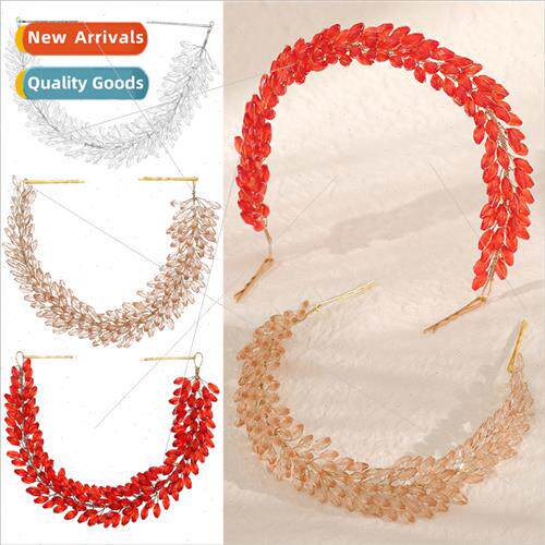 Vintage handmade bridal hair bands haute sense wedding dress