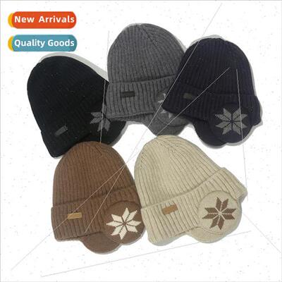 Hat men winter ski cap outdoor knted hat padded thickened cy