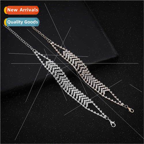 Korea new V rhinestone bracelet fashion simple hundred jewel