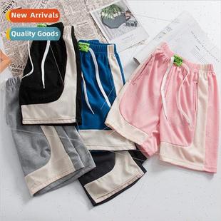 children fine ice summer silk blocking new color 2023 plaid