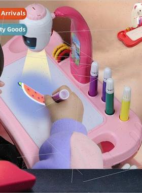 Children Intelligent Projection Drawing Table Toys Projectio