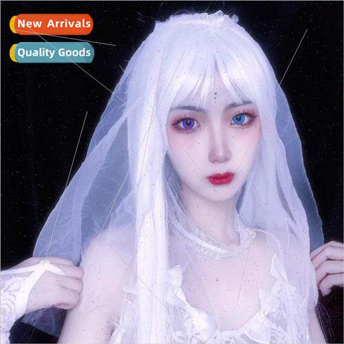 cosplay anime wig female air bangs long crossdressing props
