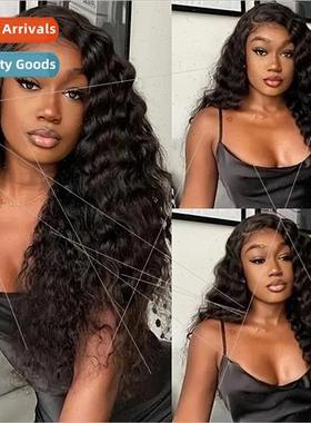 Europe Fashion Front Lace Wigs African Corn Scald Wavy Long