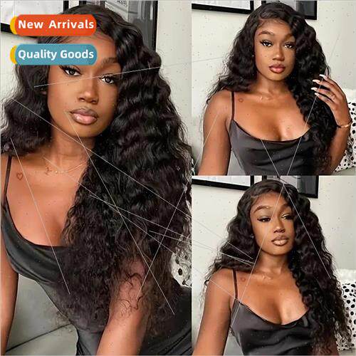 Europe Fashion Front Lace Wigs African Corn Scald Wavy Long