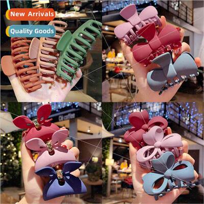 Korea shower plate hair clip back head large grab clip hair