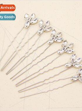 6pcs wedding accessories Europe handmade jewelry simple rhin