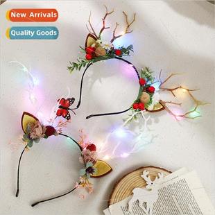 hair antler bands versatile cli Christmas headdress elk