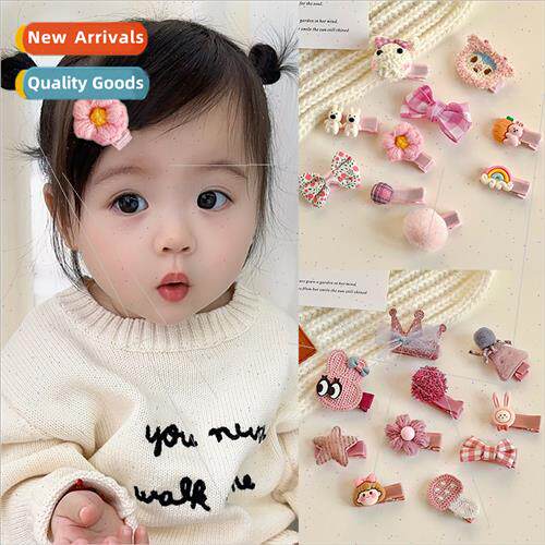 children fall winter hair clips bow hairpin cute girls hairp