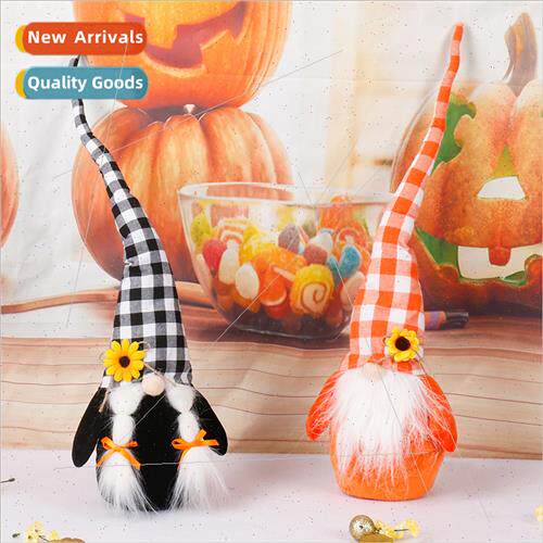 Harvest Festival new sunflower deco faceless doll ornament p