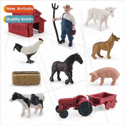 mulation Farm fe Model Sharma Red Barn Tractor Toys
