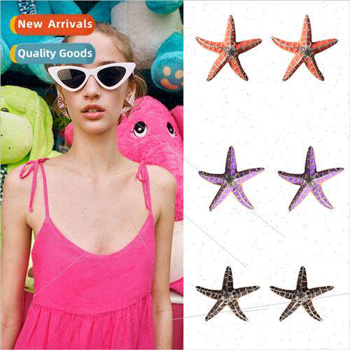 Bohemian vacation tide jewelry ins wind pentagram starfish f