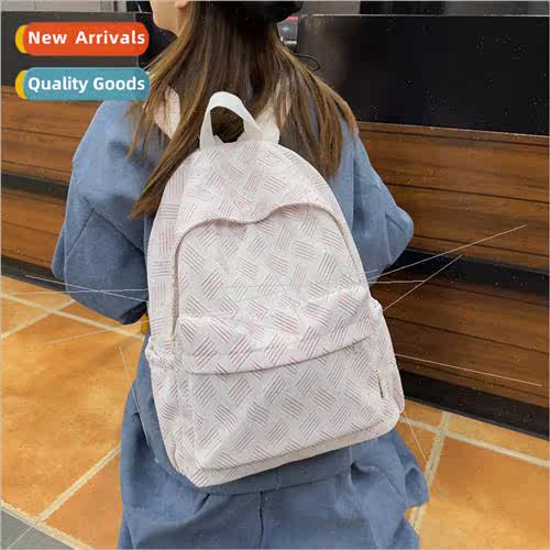 2023 Japan ins college solid color simple shoulder bag femal