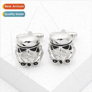 black whe men Wars vers cufflinks series helmet Star samurai