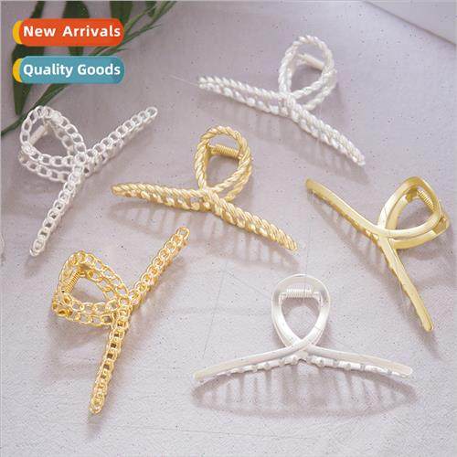 Korean hair accessories hair clips female Japan large chain