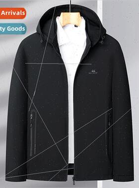 Dad jacket middle-aged spring fall blouse middle-aged men ja