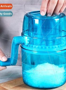 Mini hand-cranked ice crusher home shaved ice machine hand-c