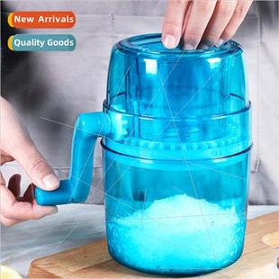 ice crusher home Mini machine cranked shaved hand