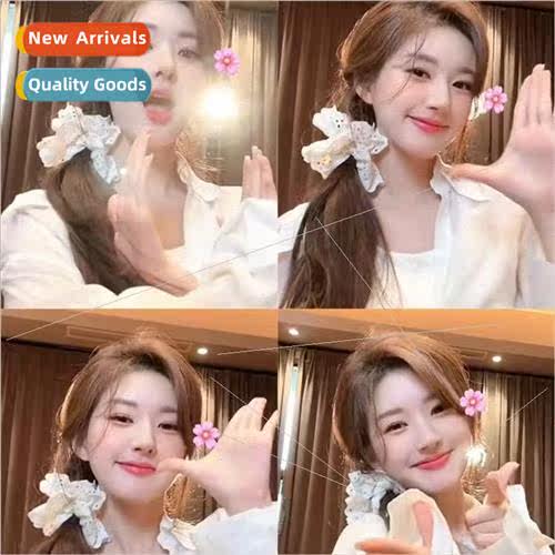 sweet girl lace flowers large intestine hair band out hundre