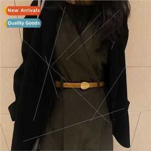dress decorative leafy thin buckle fashion alloy belt