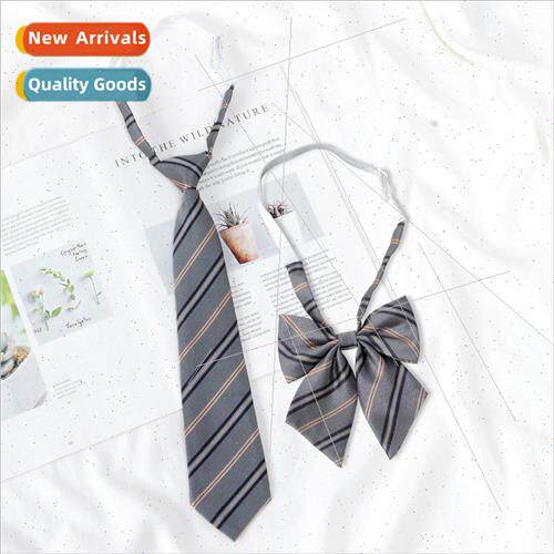 h  gray cyanine gold jk tie female school  sense lazy free s
